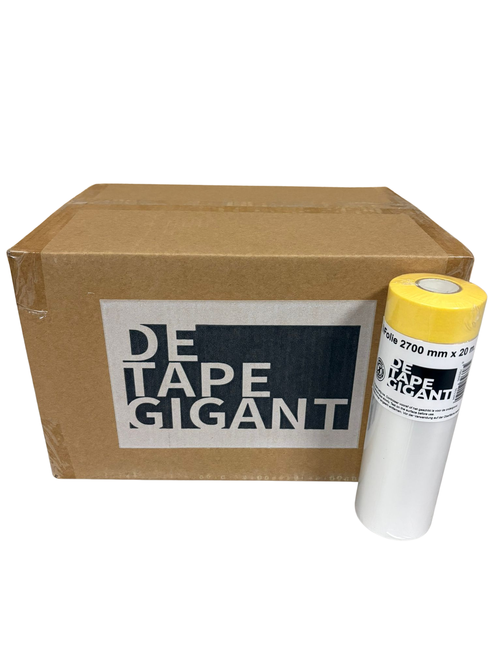 20 rollen maskeerfolie met papier Tape  - 2700mm x 20m