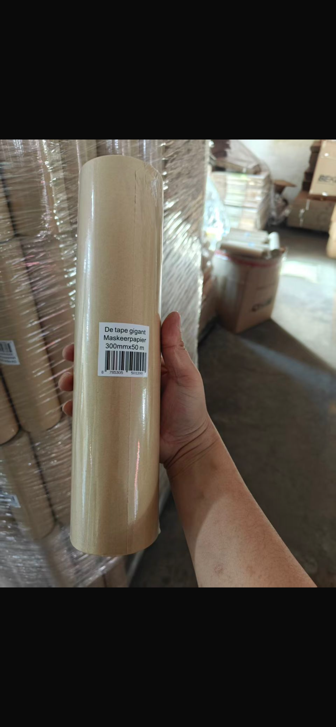 Doos - 12 rollen Maskeer papier 30 cm x 50 m