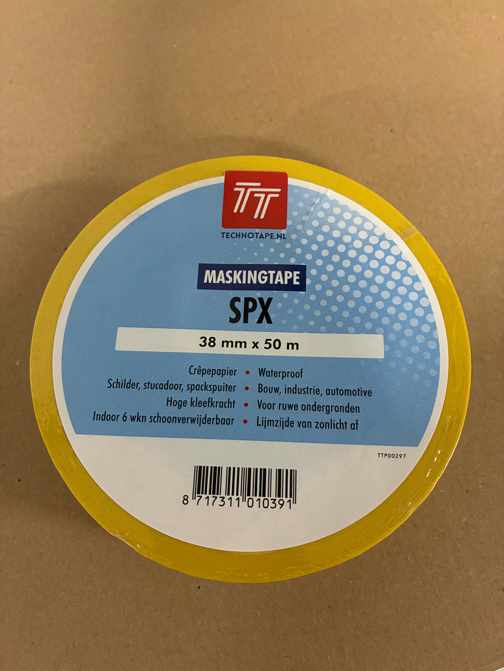 Maskingtape SPX – Geel 38 mm